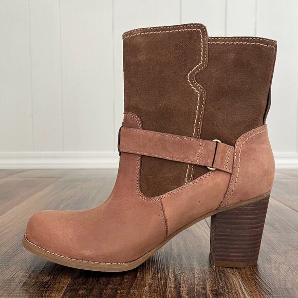 Timberland Earthkeepers Rudston Mid Waterproof Boot Pull On Buckle Size 8 Brown - Picture 6 of 16